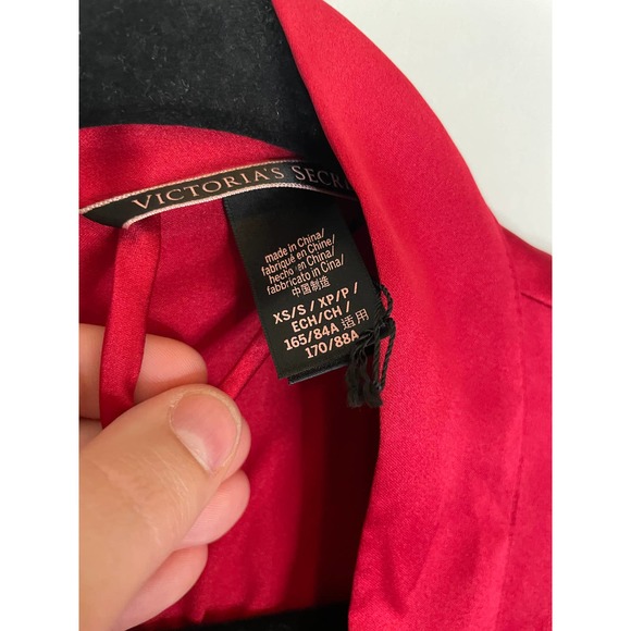 Victoria's Secret | Crimson Red Mini Wrap Robe Size XS/s - Picture 6 of 7